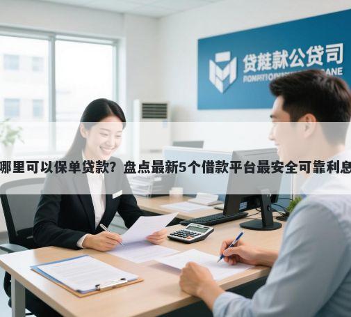 在哪里可以保单贷款？盘点最新5个借款平台最安全可靠利息低