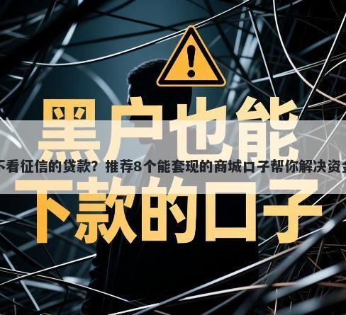 大额不看征信的贷款？推荐8个能套现的商城口子帮你解决资金问题