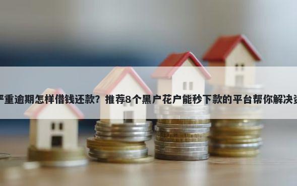 信用卡严重逾期怎样借钱还款？推荐8个黑户花户能秒下款的平台帮你解决资金问题