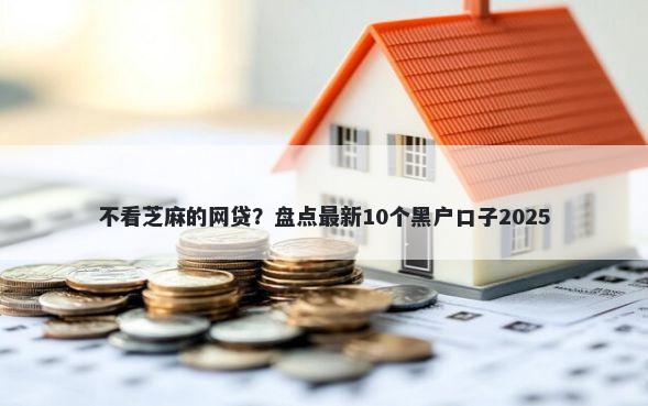 不看芝麻的网贷？盘点最新10个黑户口子2025