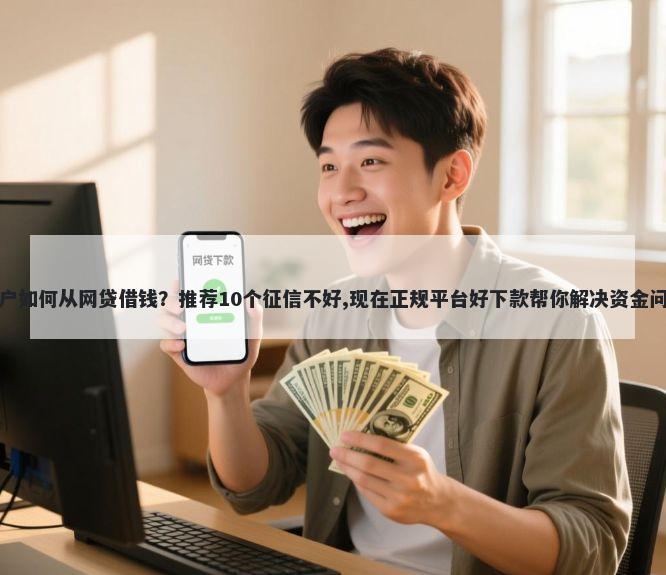 黑户如何从网贷借钱?推荐10个征信不好,现在正规平台好下款帮你解决资金问题