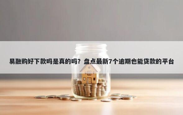 易融购好下款吗是真的吗？盘点最新7个逾期也能贷款的平台