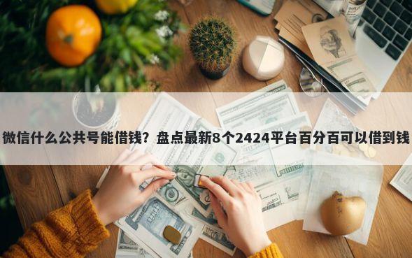 微信什么公共号能借钱？盘点最新8个2424平台百分百可以借到钱