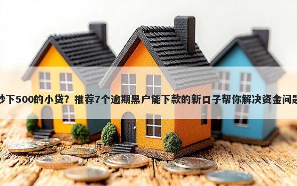 秒下500的小贷？推荐7个逾期黑户能下款的新口子帮你解决资金问题