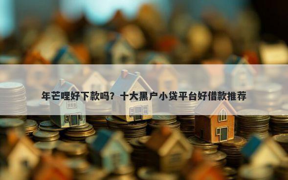 年芒哩好下款吗？十大黑户小贷平台好借款推荐