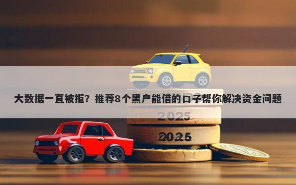 大数据一直被拒？推荐8个黑户能借的口子帮你解决资金问题