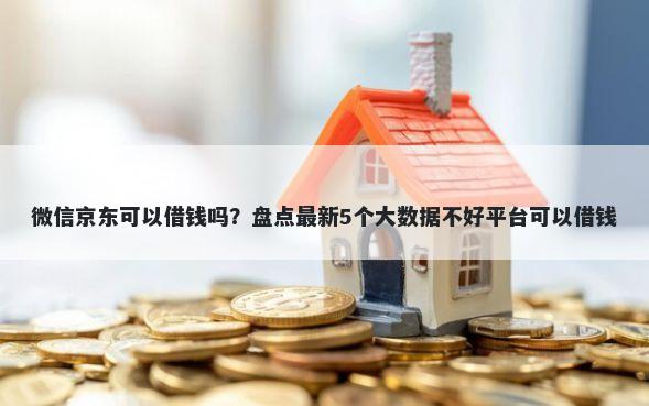 微信京东可以借钱吗？盘点最新5个大数据不好平台可以借钱