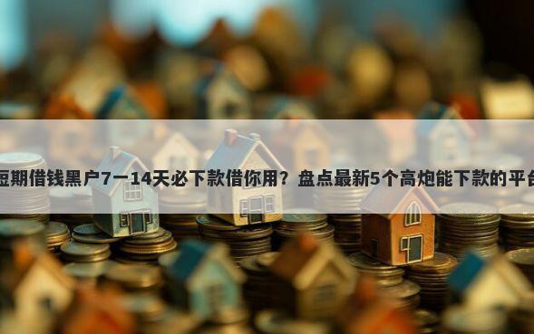 短期借钱黑户7一14天必下款借你用？盘点最新5个高炮能下款的平台