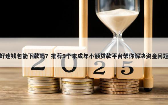 好速钱包能下款吗？推荐9个未成年小额贷款平台帮你解决资金问题