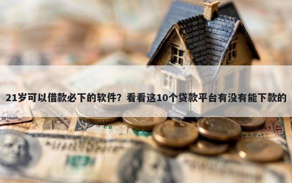 21岁可以借款必下的软件？看看这10个贷款平台有没有能下款的