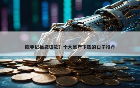 随手记福袋贷款？十大黑户下钱的口子推荐