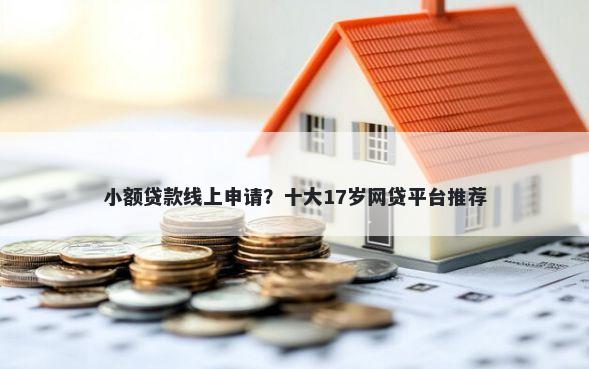 小额贷款线上申请？十大17岁网贷平台推荐